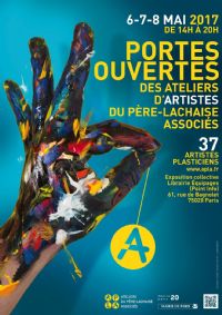 Portes ouvertes des ateliers du Père Lachaise Associés. Du 6 au 8 mai 2017 à Paris20. Paris.  14H00